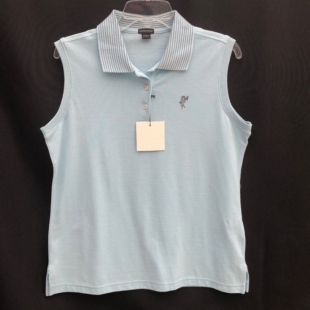Ladies Ashworth sleeveless golf shirt